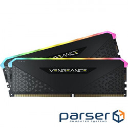 Модуль пам'яті CORSAIR Vengeance RGB RS DDR4 3600MHz 64GB Kit 2x32GB (CMG64GX4M2D3600C18)