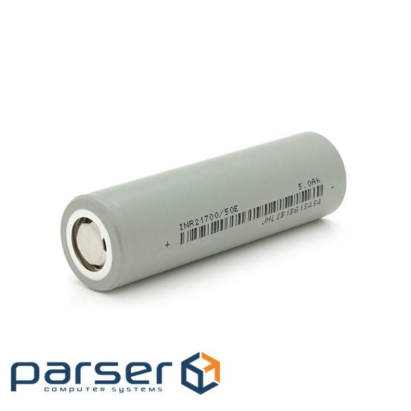 Акумулятор 21700 Li-Ion EVE 21700 50E 5000mAh, 15A, 4.2 / 3.6 / 2.5V, Gray