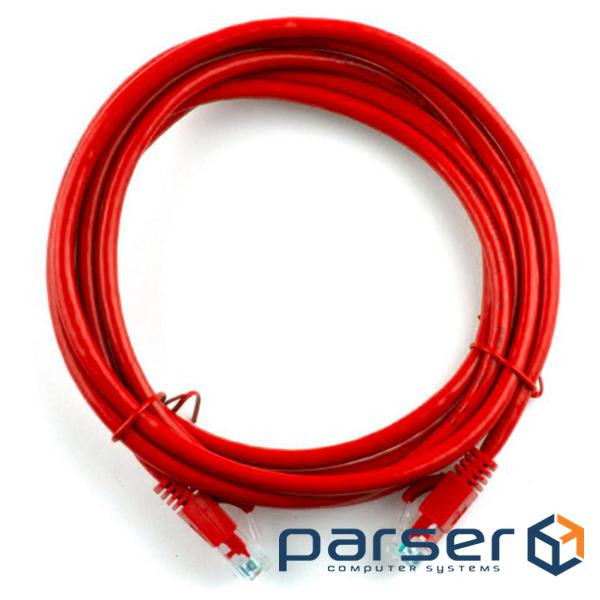Патч-корд литий RITAR, UTP, RJ45, Cat.5e, 25m, червоний, Cu (мідь ) (04304)
