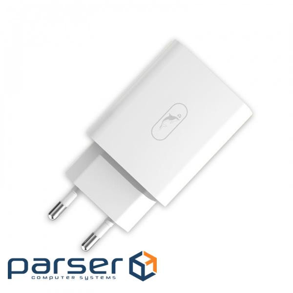 Зарядний пристрій SkyDolphin SC35 QC3.0 (1USB, 5A) White (SDMZP-000115)