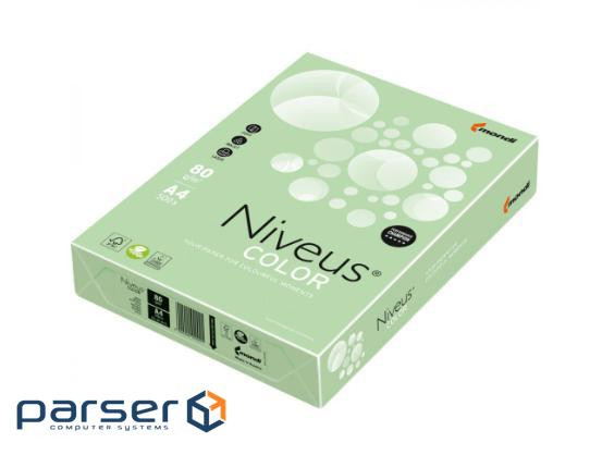 Папір Mondi Niveus COLOR Pastel green A4, 80g, 500sh (A4.80.NVP.MG28.500)