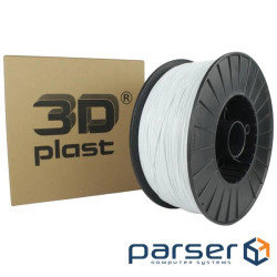 Пластик для 3D-принтера 3Dplast PLA 1.75мм, 3кг , white (3DPLA1753WHT)
