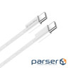Дата USB-C кабель USB-C 1.0m 60W 3.0А grey ColorWay (CW-CBPDCC061-GR)