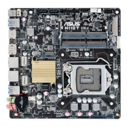 Asus Motherboard H110T/CSM Core i7/i5/i3 LGA1151 H110 DDR4 SATA USB 3.0 Thin Mini-ITX Retail