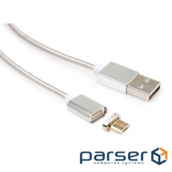 Date cable USB 2.0 AM to Micro 5P 1.0m Magnetic Vinga (VCPDCMMAG1S)