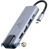 Док станція CABLEXPERT 5-in-1 USB-C to HDMI/USB3.1/USB2.0/PD/LAN (A-CM-COMBO5-04)