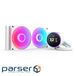 Водяне охолодження для ПК NZXT, Kraken Elite RGB 280mm AIO liquid cooler w/Display, RG (RL-KR28E-W2)