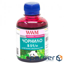Чорнило WWM Brother DCP-T300/T500W/T700W 200г Magenta Water-soluble (B51/M)