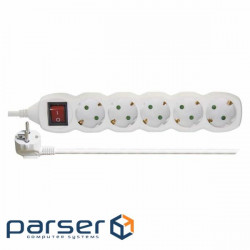 Мережевий подовжувач EMOS P1525R на 5 розеток, 16А, 5 метрів 