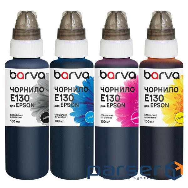 Чорнило Barva Epson T073/T092/T129/T130 4x100 мл, special, pigmented BK/C/M/Y (E130-100-MP)