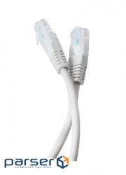 Патч-корд 10 м, UTP, Grey, Tecro, литий, RJ45, кат.5е (UTP-RJ45-1000)