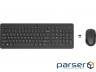 Комплект клавіатура та миша HP 330, WL, EN/RU, чорний (2V9E6AA) (2V9E6AA)