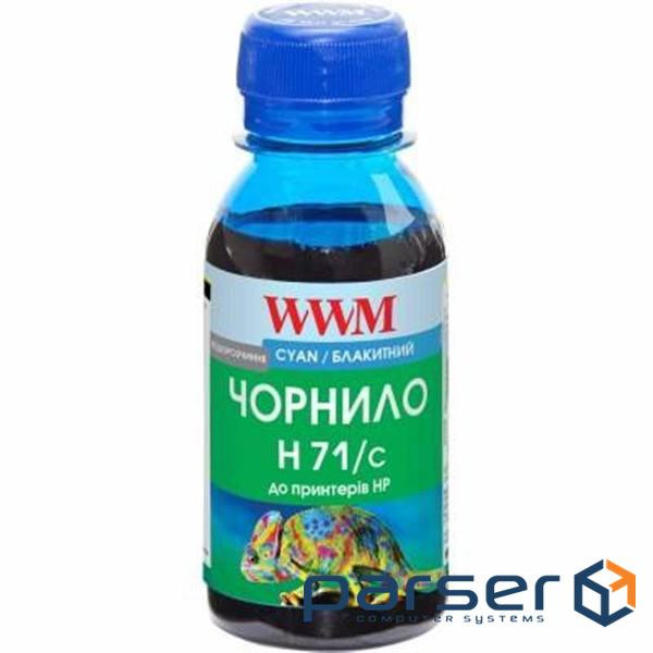 Чорнило WWM HP №711 100г Cyan (H71/C-2)