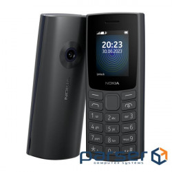 Мобільний телефон NOKIA 105 (2023) SS w/o charger Charcoal (105 SS 2023 (NO CHARGER) CHARCOAL)