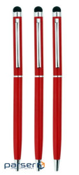 Стилус - ручка для ємнісних екранів, червоного кольору (комплект 3 шт.) (S0535x3) CHINA