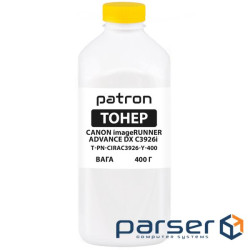 Тонер Canon iRUNNER ADVANCE DX C3926i 400 г Yellow Patron (PN-CIRAC3926-Y-400)