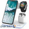 Зарядний пристрій Canyon 3in1 Wireless charger (CNS-WCS302W)