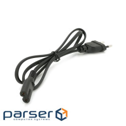 Кабель живлення 1.0m, 0.5mm, PC-184/2 CEE7/16-C7 2 pin (для (PC-184/2 CEE7/16-C7-CCA12 1м) )