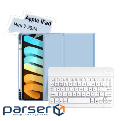 Чохол до планшета BeCover with keyboard Apple iPad Mini 7 2024 Light Blue (712995)
