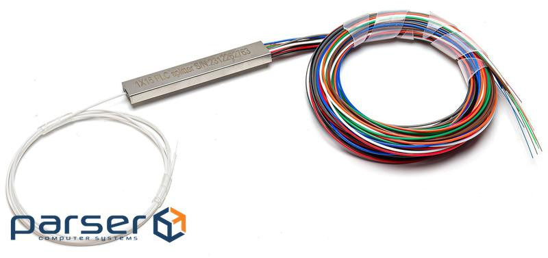 Splitter optical RCI PLC - 1x16 - NC (without connectors) (G.652 D (without connectors ))