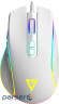 Мишка Modecom Veles Volcano, ігрова, 12800dpi., 8кн.,RGB, біла (M-MC-VELES-200)