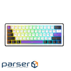 Клавіатура механічна HATOR Hellyberry HK60 wireless White-Violet