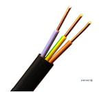 Кабель Одескабель ВВГ-П 3 * 1,5 (ож) -0,66 ціна за метр бухта 100 м. Чорний (15237 100м)