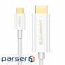 Кабель UGREEN USB Type C to HDMI 1.5m White (30841) (30841 White)