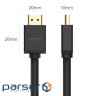 Кабель HDMI M-M, 5.0 м, V2.0 Cafule 4K, HD104 UGREEN Чорний (10109) (10109 black)
