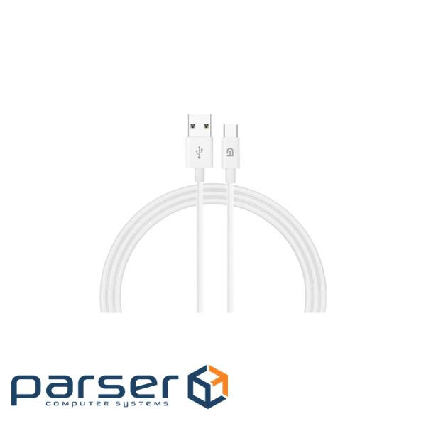Дата кабель USB 2.0 AM to USB-C 1.2m AMD718L white Armorstandart (ARM64298)