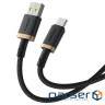 Кабель Baseus USB-Type-C 60W 2m (P10377802U01-02)чорно золот