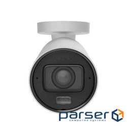 8 Mp IP варіофокальна відеокамера з гібридним підсвічуванням Ajax BulletCam HLVF (8 Mp) White (2.8-1