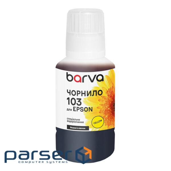 Чорнило Barva Epson 103 140 мл, OneKey, yellow, special (E103-698e)