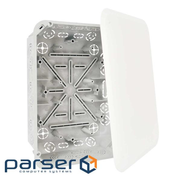 Коробка розподільча з кришкою ПВХ, сіра, 234х176х79мм (KT 250/1_KB) (KT 250/1_KB)