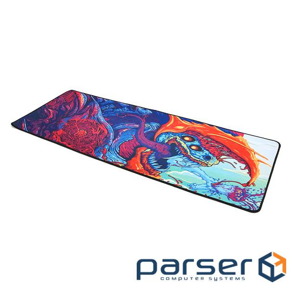 Килимок 300*800 тканинний Chaos з боковою прошивкою, товщина 3 мм, колір Mix, Пакет (KC-30*80M) (KC-30*80M)