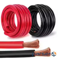 Кабель для сонячних систем 10awg (червоний) 200м (КСС) -10awg)
