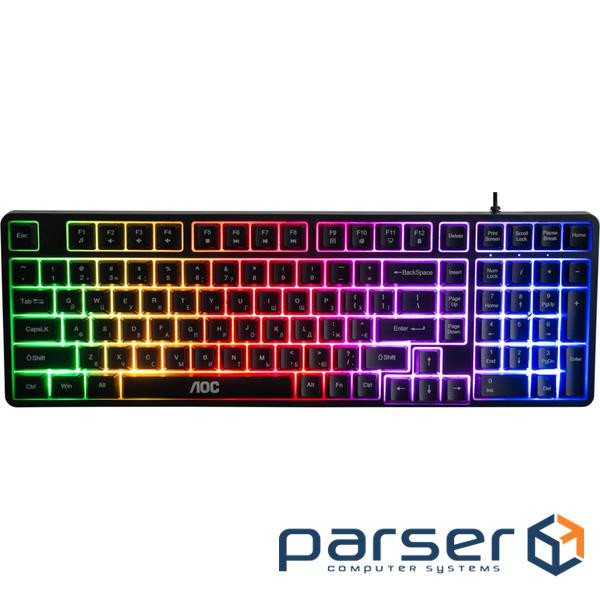 Клавіатура AOC GK116B LED USB UA Black (GK116B/97)