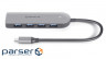 USB hub REAL-EL CQ-415 Space Gray 4-port (EL123110001)