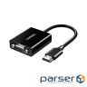 Перехідник HDMI (M) - VGA (F), Ugreen CM611, Black, 20 см (90813)
