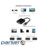 Перехідник HDMI (M) - VGA (F), Ugreen CM611, Black, 20 см (90813)