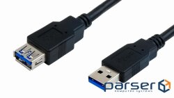 Кабель пристроїв-подовжувач Gutbay USB3.0 A M/F 1.8m, AWG24+28 3xShielding D=4.5mm Cu (78.01.2889-1)