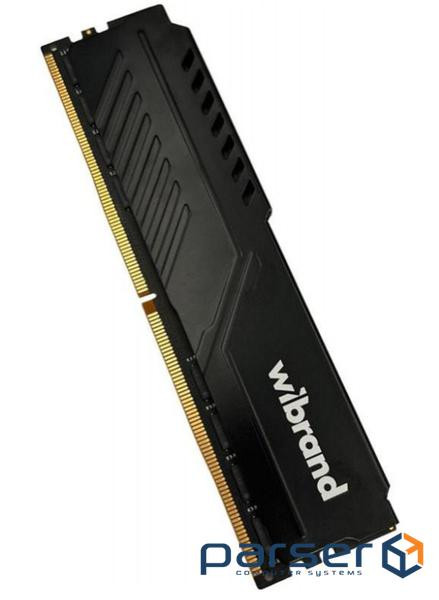 Пам"ять 16Gb DDR5, 6000 MHz, Wibrand, Black, 48-48-48, 1.1V, з радіатором (WI6000DDR5D/16GB)