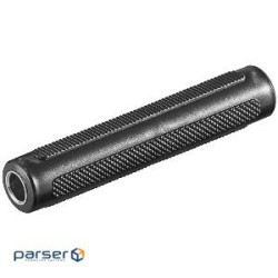 З'єднувач кабелів Goobay Jack 6.3mm F/F,Stereo 3pin Kunststoff,чорний (75.01.1853-1)