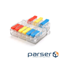 Клемна колодка з натискними затискачами 3х6-проводу LT-636 для розподільних коробок, 4 (LT-636T / 5)