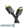 Кабель мультимедійний HDMI M to HDMI M 1.5m HD104 black Ugreen (60820)