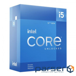 CPU INTEL Core i5 12400F (BX8071512400F)