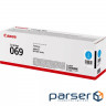 Картридж Canon 069 Cyan 1.9K (5093C002)