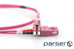 Fiber optic patch cord, duplex, LC to SC MM OM4 50/125 µ, 3 m DK-2532-03-4 DIGITUS by ASSMANN