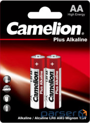 Batteries Camelion Plus Alkaline AA (LR6) 2 pcs (C-11100206) (4260033150332)