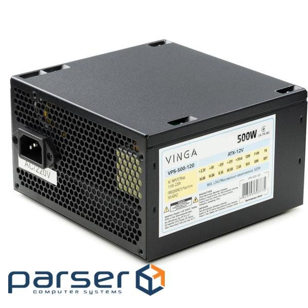 Блок живлення Vinga 500W ОЕМ (VPS-500-120)